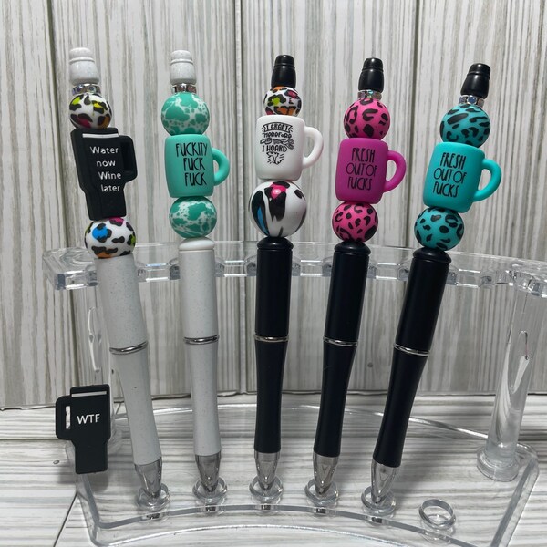 Custom Made Beaded Pens