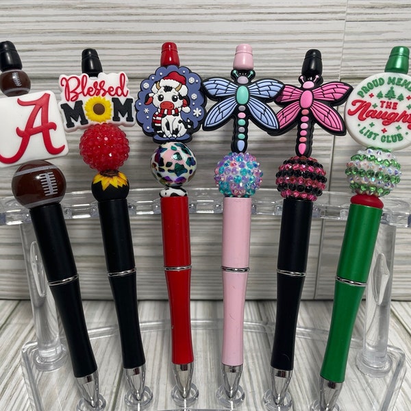 Custom Made Beaded Pens