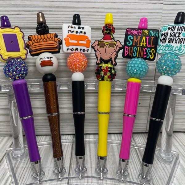 Custom Made Beaded Pens