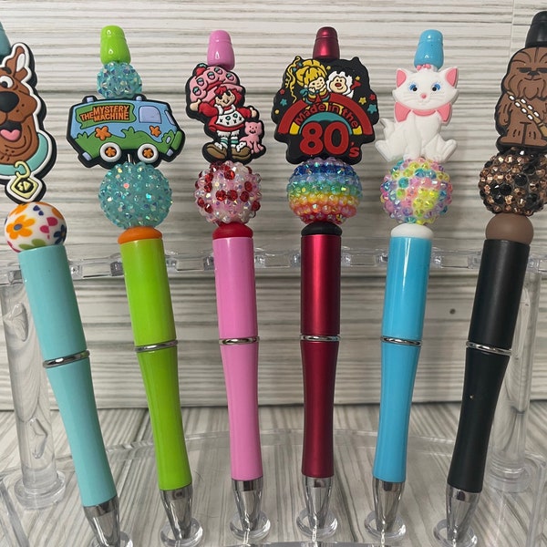 Custom Made Beaded Pens