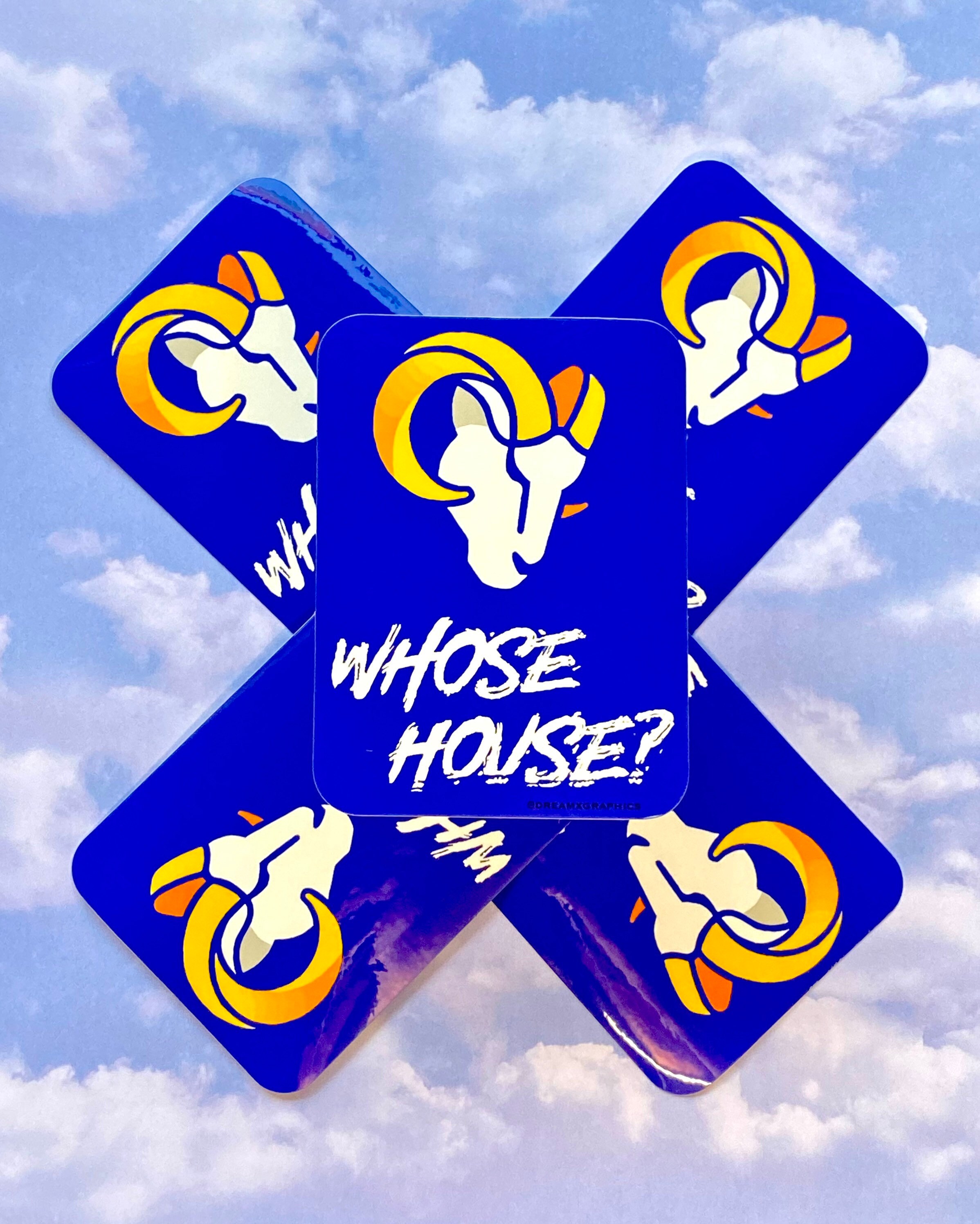 WHOSE HOUSE LA Rams Etsy
