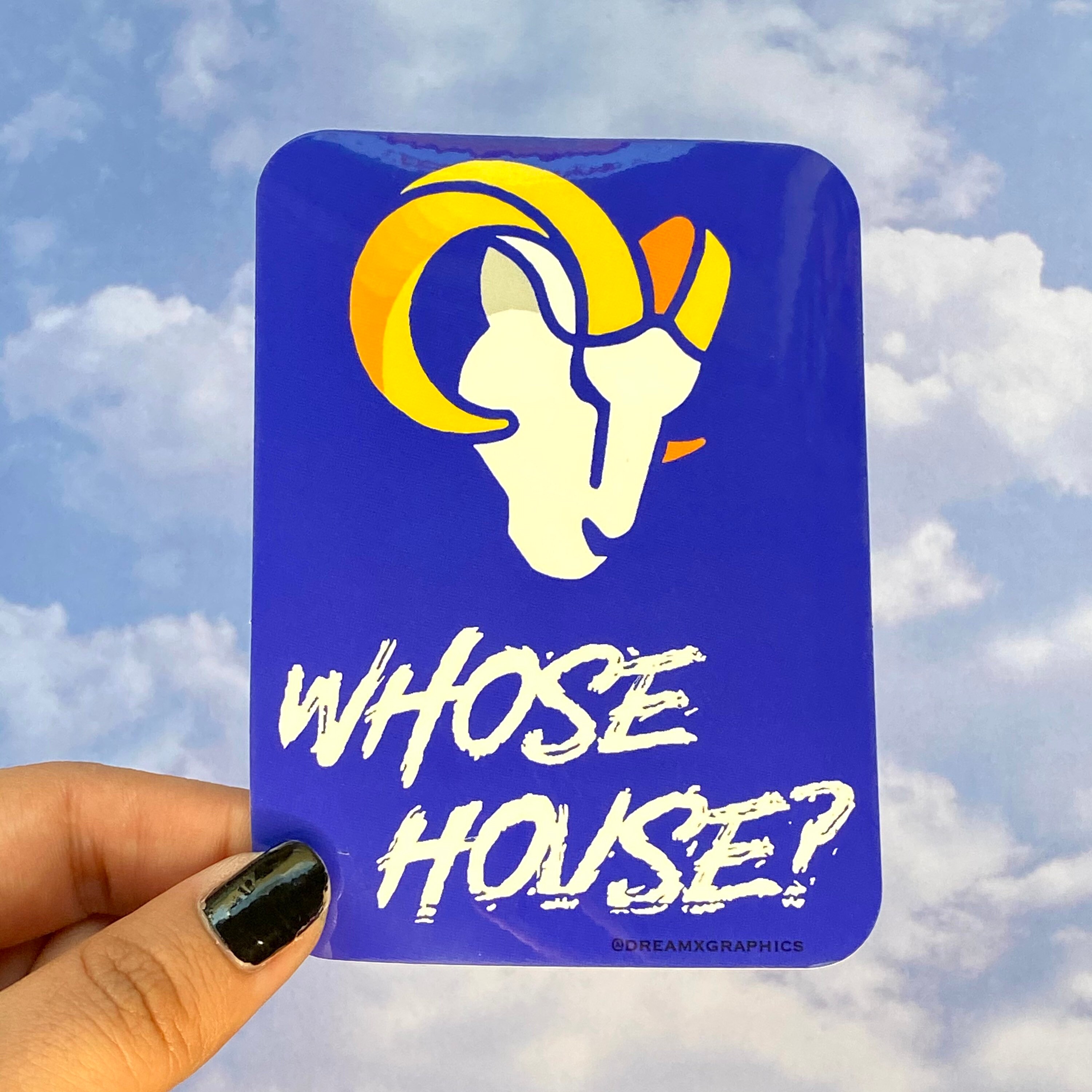 WHOSE HOUSE LA Rams Etsy