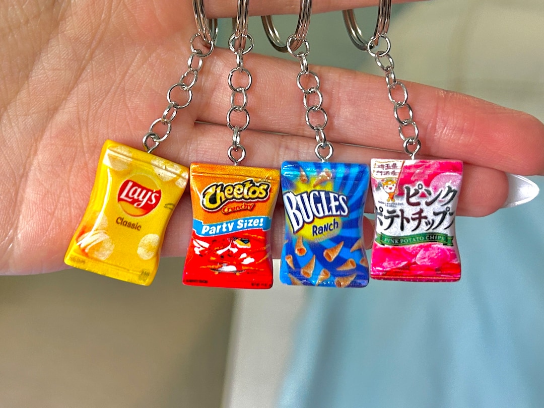 Chip Bag Keychains Lay Potato Chips & Cheetos and More Etsy
