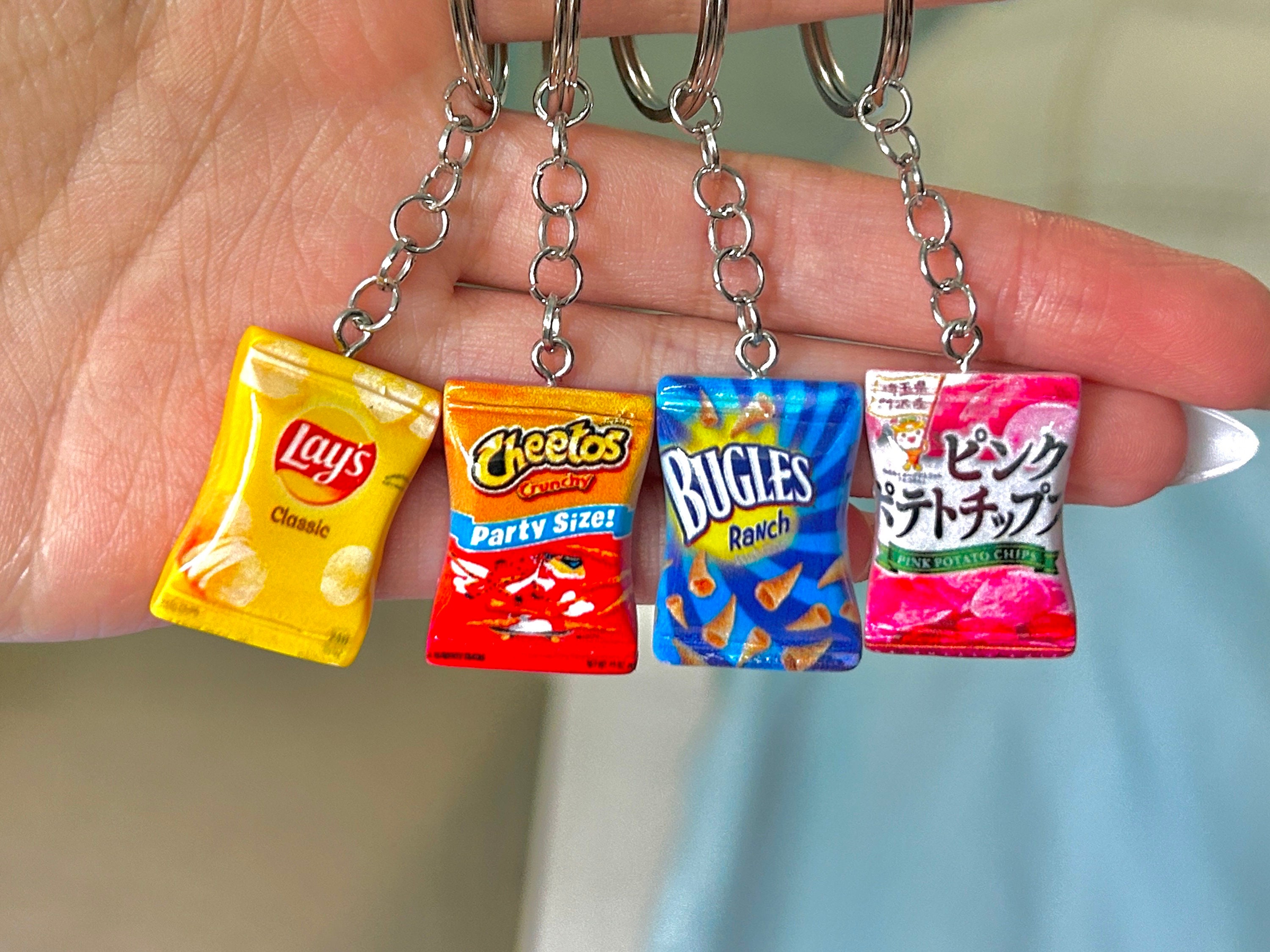 Chip Bag Keychains Lay Potato Chips & Cheetos and more