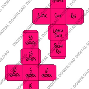 Sex Dice Game Printable Naughty Gift Intimate Play for | Etsy