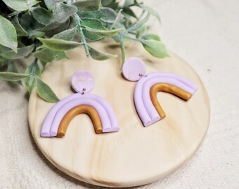 Polymer clay earrings polymer clay jewelry accessories boho chic earrings handmade earrings