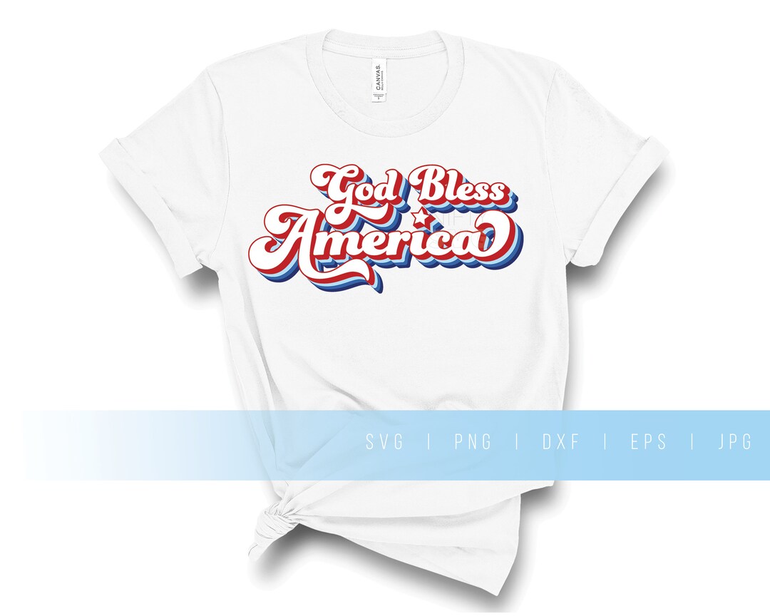 Gott segne Amerika Vierten Juli geschnitten Dateien - Etsy.de