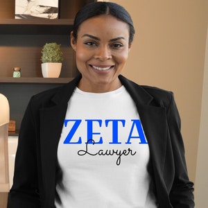 Zeta Professional T-Shirt! Großes Geschenk für Ihren Lieblings Zeta RN, Advokat, Lehrer oder beschenken Sie sich selbst!