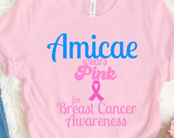 Zeta Amicae Breast Cancer Awareness Shirt - Wear Pink Unisex Tee