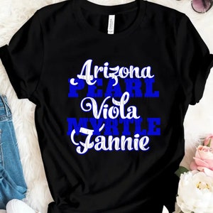 Zeta Founder&#39;s Names Royal Blue and White Shirt-Unisex shirt!