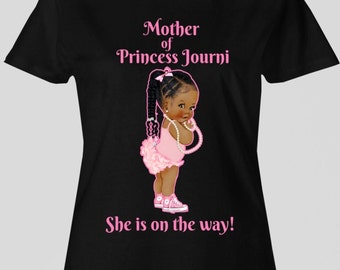 Personalized Princess Baby Shower Shirt: Custom Name - Etsy Israel