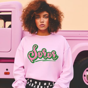 New SOROR Pink and Green Sweatshirt and/or Hoodie