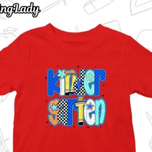Retro Back to School Sweatshirt: Colorful Grade Doodle - PreK to 5th
