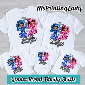 Gender Reveal Team Boy or Girl customizable Shirts! High-quality Prints