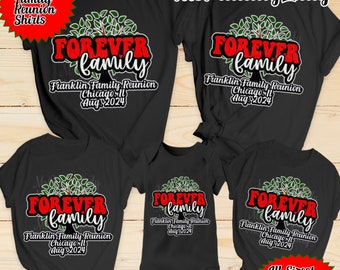 Customizable Family Reunion Shirts -Family Forever Custom Matching Group Shirt/ Vacation Shirts- Unisex, Kids, Babies