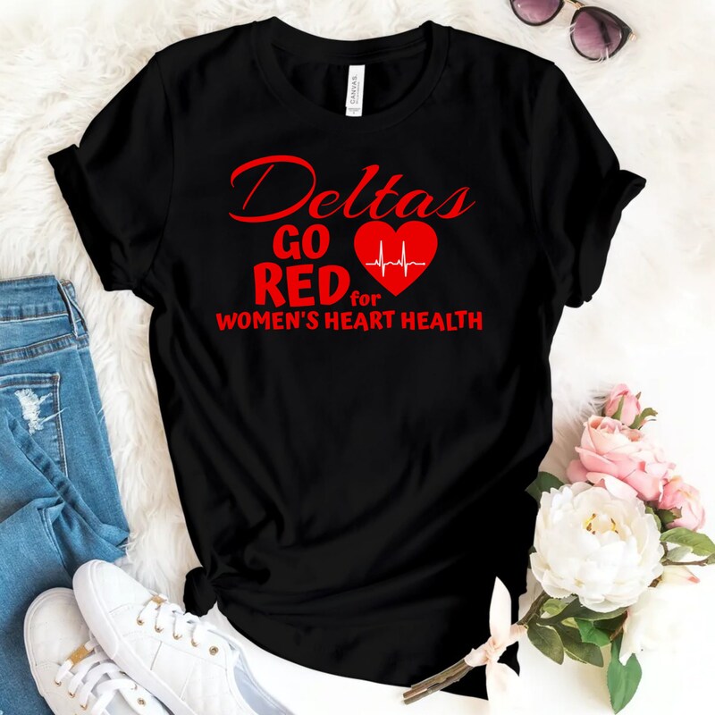 Red Heart Emblem Mesh Tee