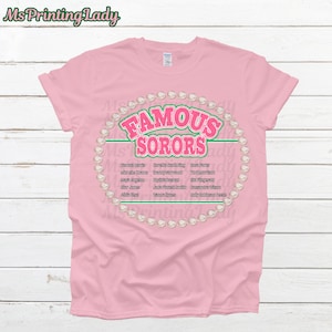FAMOUS Pink and Green Sorors Unisex Shirts