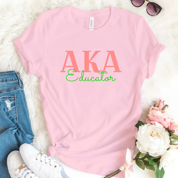 AKA Educator for Teachers Principals and Educational Educators Cute AKA Shirt Purchase as a Gift Etsy