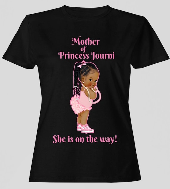Personalized Princess Baby Shower Shirt: Custom Name - Etsy Israel