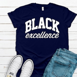 Schwarzes Exzellenz-Hemd: Schwarzer Geschichtsmonat-Stolz - Damenschnitt verfügbar