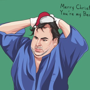 Christmas Card - 90 Day Fiance - Big ED - Funny Christmas Card - Before The 90 Days - Big Ed Christmas Card