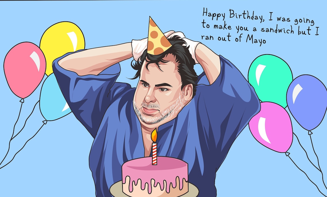 Birthday Card 90 Day Fiance Big ED Funny Birthday Card Before the 90