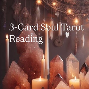 3_Card Soul Tarot-lezing voor liefde, duidelijkheid en genezing l Intuïtieve pdf-lezing
