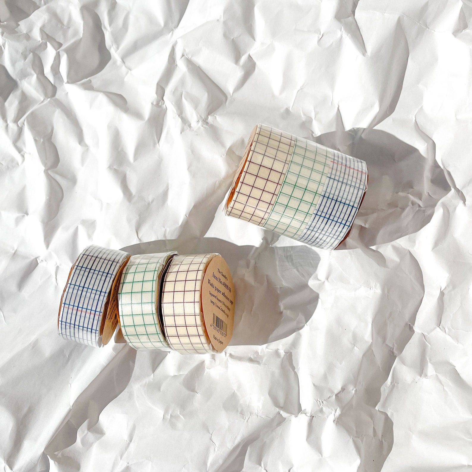 CLASSIKY Grid Washi Tape Paper Tape 12 / 18 / 45mm Width Etsy UK