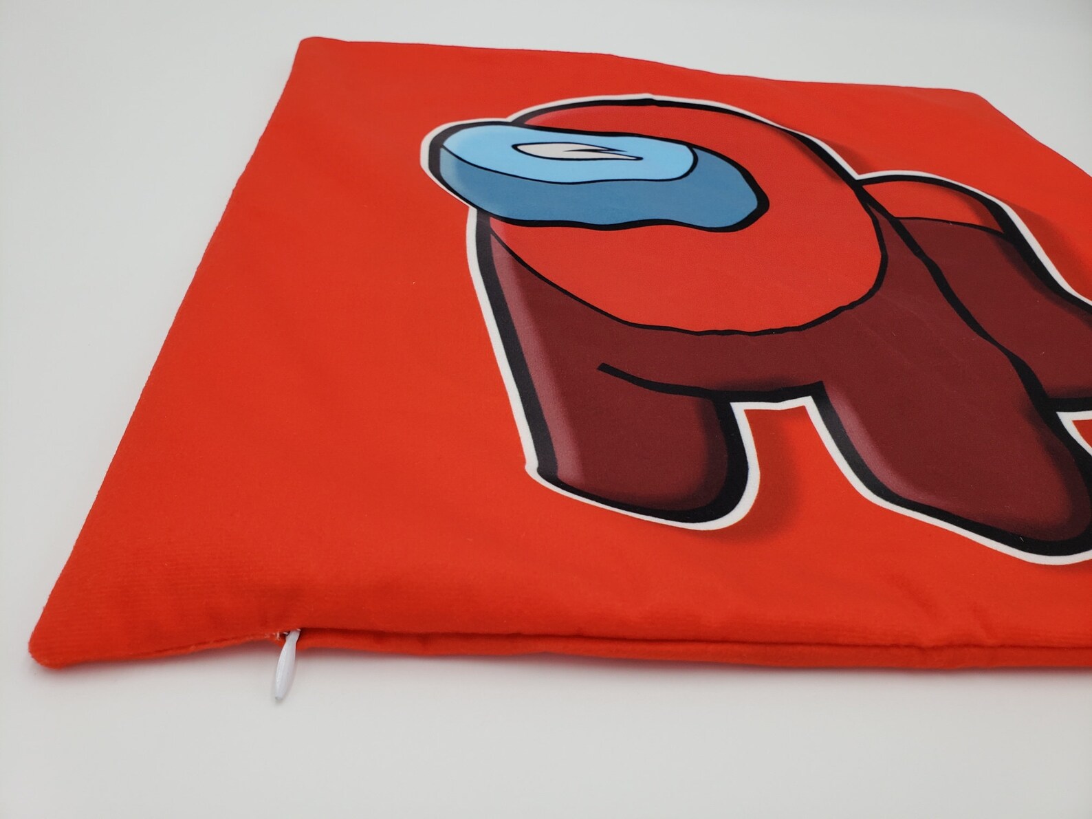Among Us Decorative Pillow Case Red Etsy