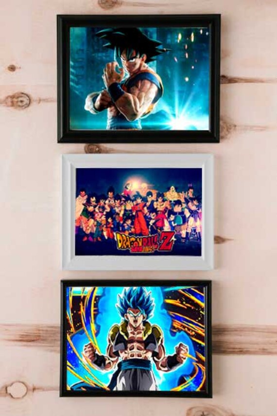 36 Dragon Ball z Sheets Wall Decor Downloadable Etsy