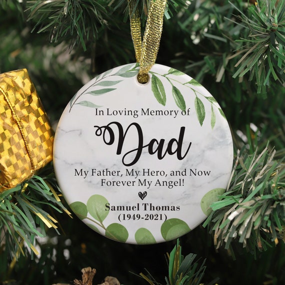 Memorial christmas gifts for loss of father Clearance
