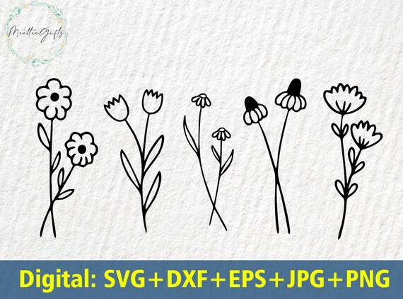 Free Free Flower Svg Draw SVG PNG EPS DXF File