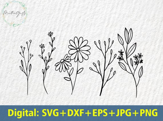 Free Free 181 Hand Drawn Wildflower Svg SVG PNG EPS DXF File