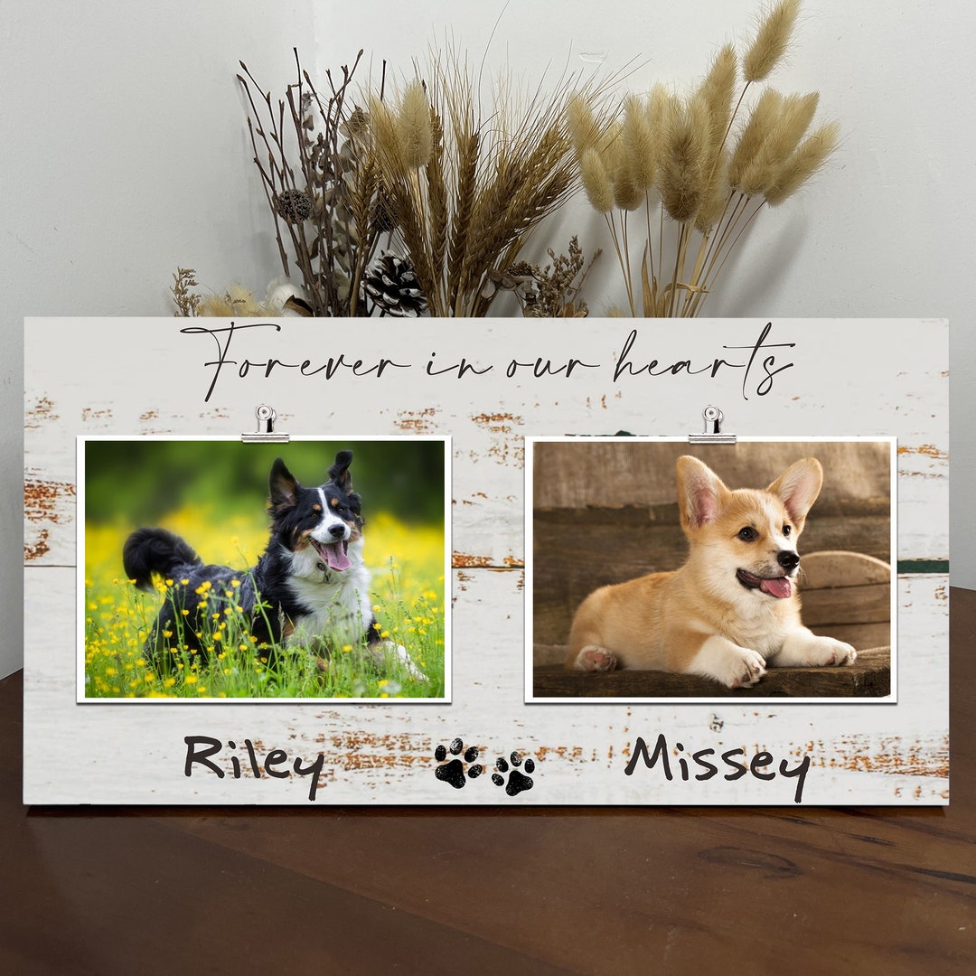Personalized Dog Memorial Picture Frame, Loss of Dog Symapathy Pet ...