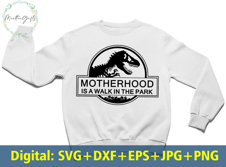 Download Motherhood Jurassic Park Svg Dinosaur with WELDED teeth | Etsy