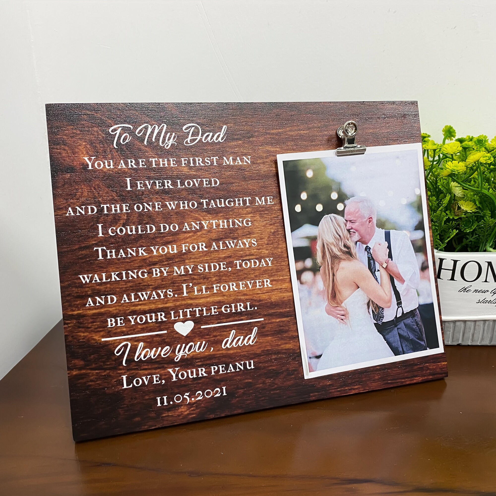 Dad Wedding Gift From Bride Father of the Bride Gift From Etsy