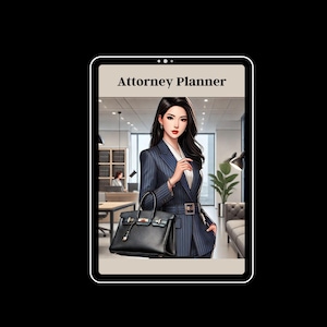 Attorney Case Planner Legal Organizer Law Firm Case Management Template Printable Notes Planner Journal Legal Advise Lawyer PDF Printable