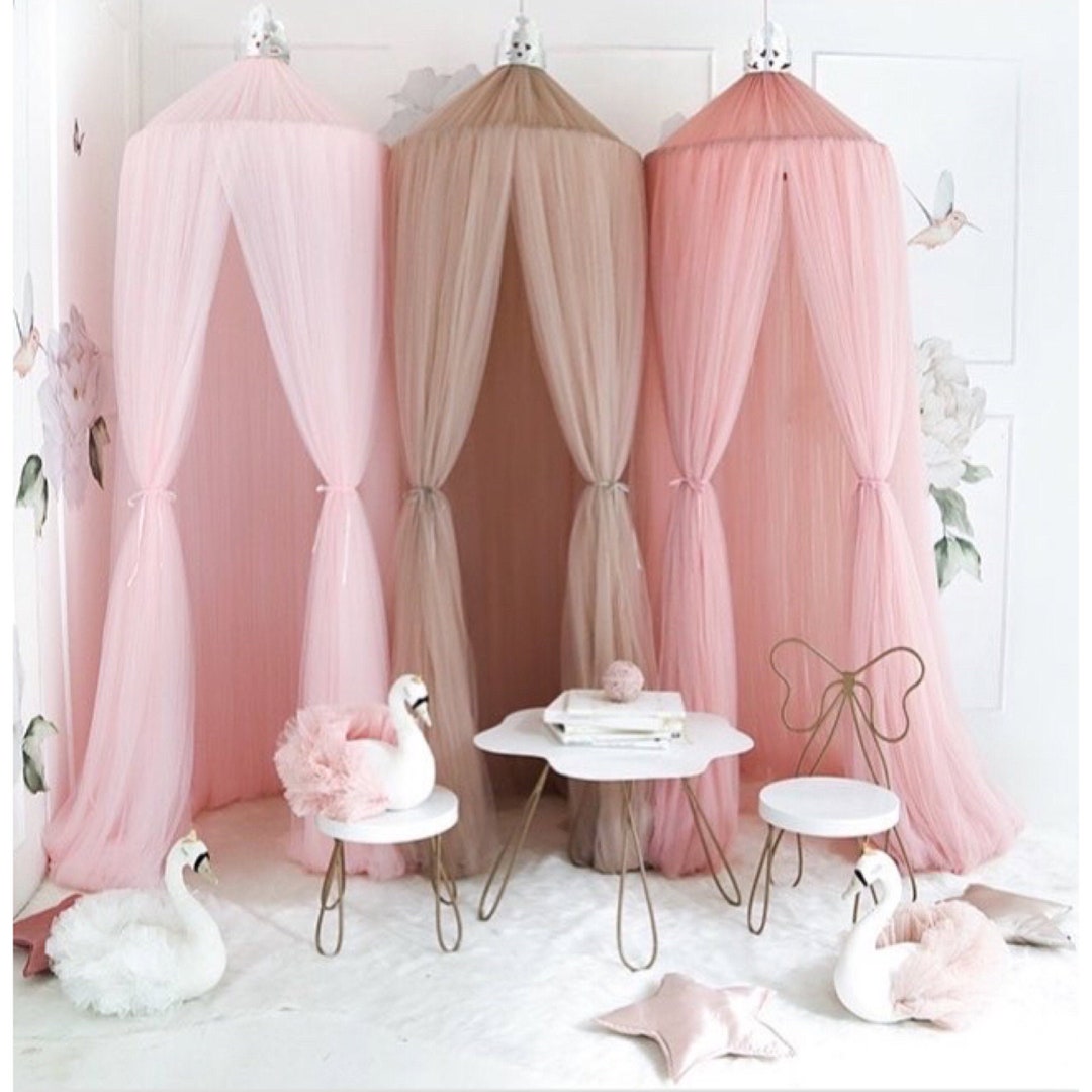 Pink Princess Canopy Bed Canopy Cot Canopy Bunk Bed Canop Etsy