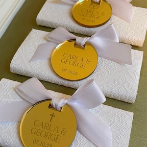 Mini Chocolate Bar with Personalised Tag For Wedding