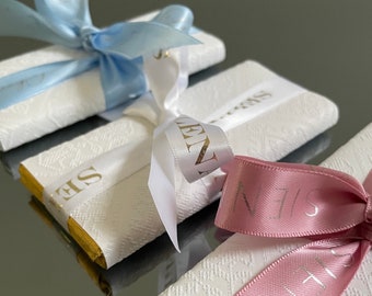 Custom Printed Ribbon Chocolate Bar Bomboniere Favors For Any Occasion