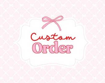 Diferencia a pagar en pedidos personalizados