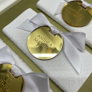 Mini Chocolate Bar with Personalised Tag For Wedding