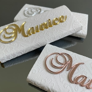 Baroque Custom Name Chocolate Bar Bomboniere Favors For Any Occasion