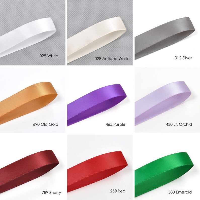 Ribbon by the Metre Various Colours and Sizes - Etsy