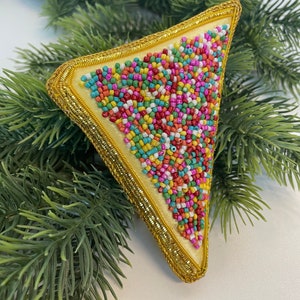 Fairy Bread Beaded Christmas Bauble Decoration Australian