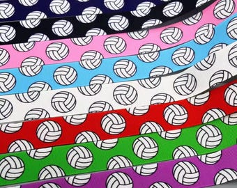 Cinta de netball personalizada de 25 mm / Cinta para el cabello personalizada para equipos / Cinta deportiva de grosgrain / Cinta impresa para clubes / Gomas para el cabello de netball / Regalos para equipos