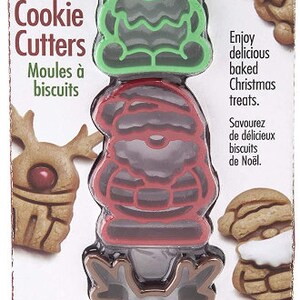 Joie Cookie Cutters 3 pièces Ensemble Formes de Noël Santa | Etsy