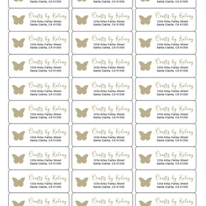 Return Address Labels, Clear Adhesive