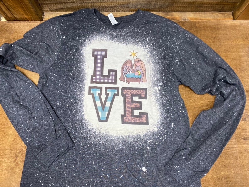 Love bleached long sleeve
