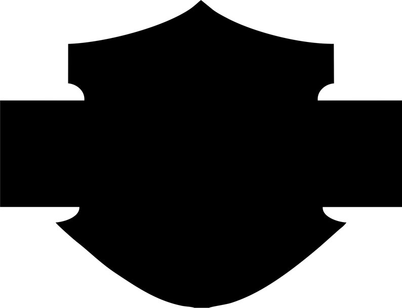 Thick Harley Davidson Bar And Shield Outline Decal - vrogue.co
